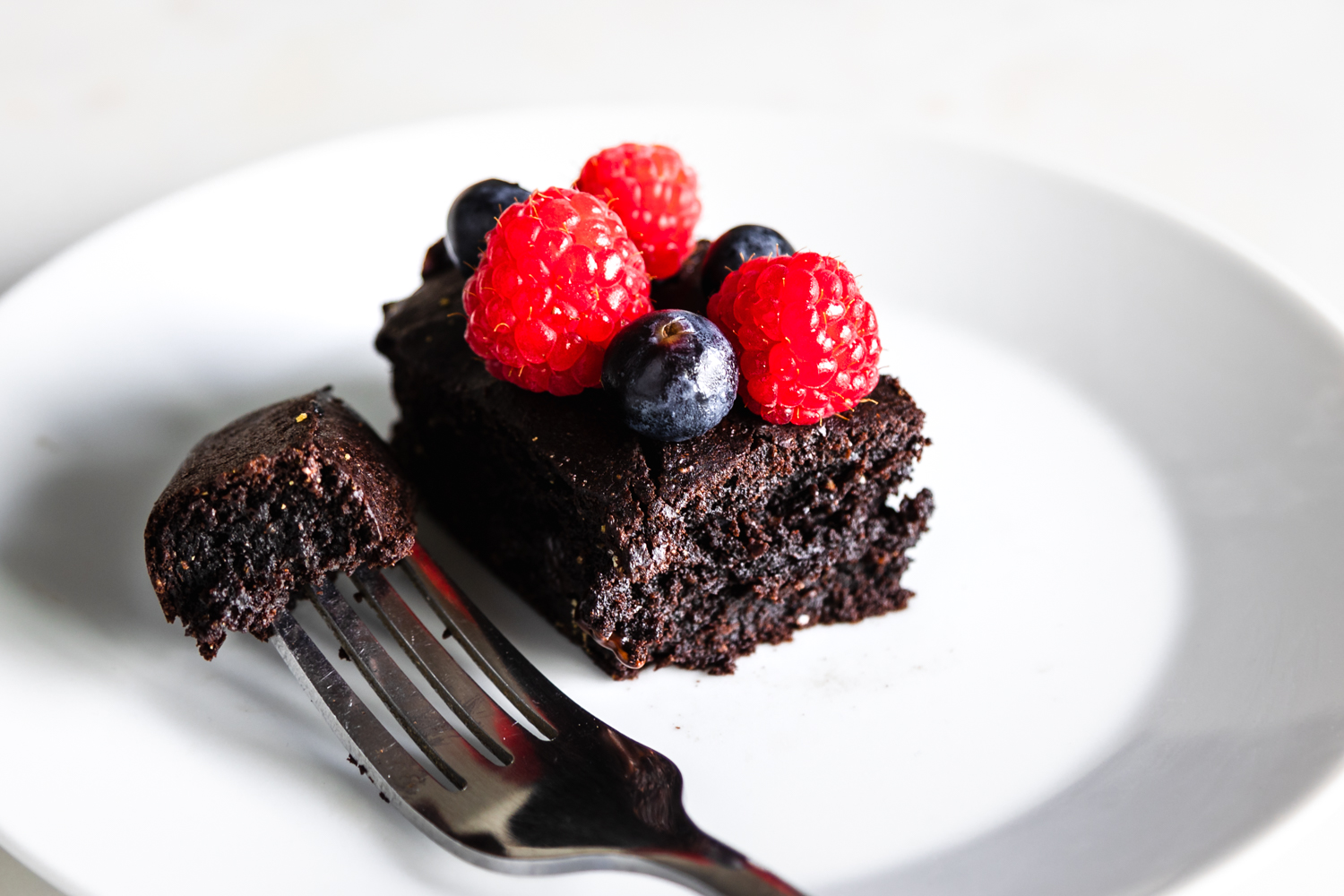 Vegan tofu brownies for autumn entertaining