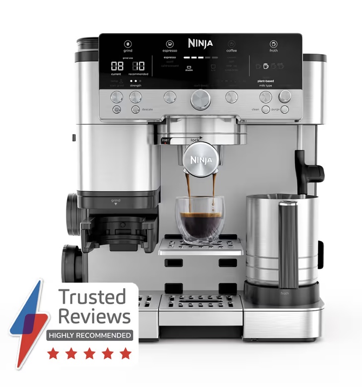 Ninja Luxe Café Premier Espresso Machine ES601UK - Coffee Station at Home