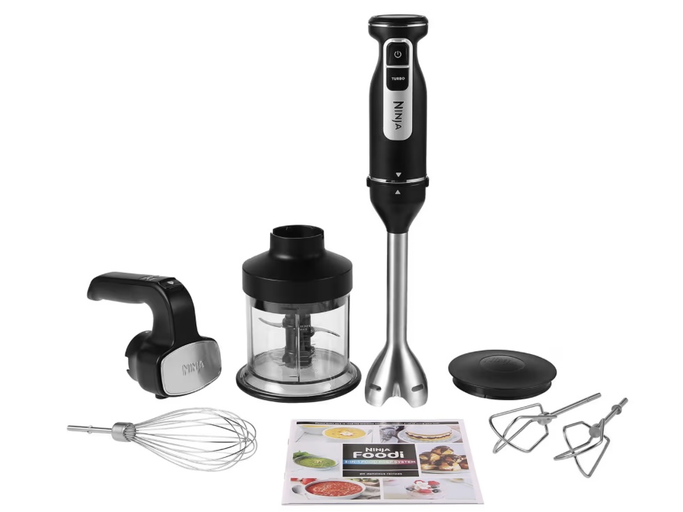 Ninja Foodi 3-in-1 Hand Blender, Mixer & Chopper CI100UK