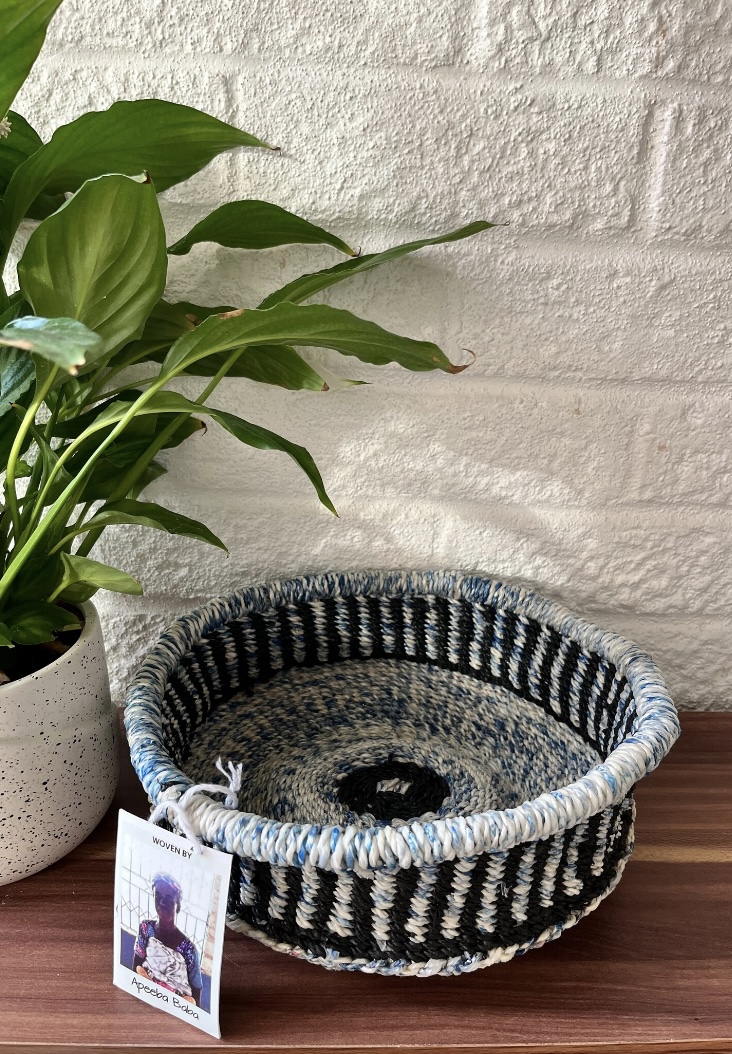Ecobaskets recycled plastic bowl basket