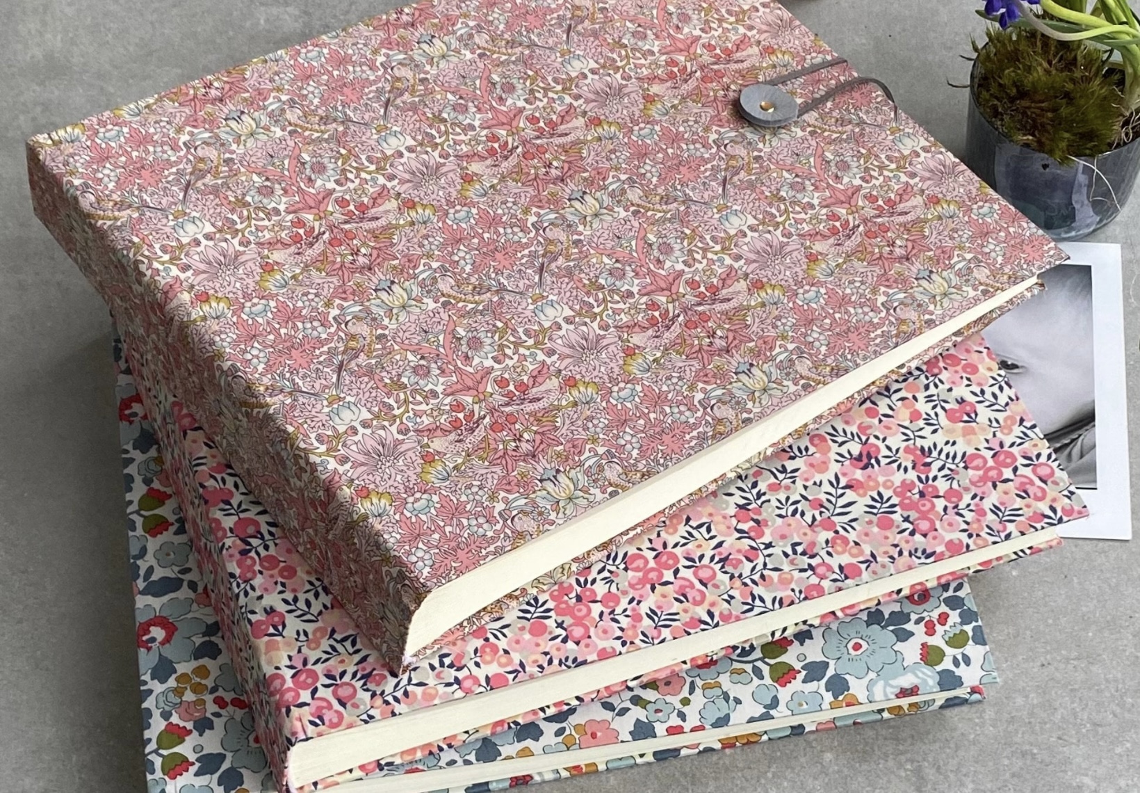 Liberty cotton fabric handmade photo album by UndercoverUK in assorted prints