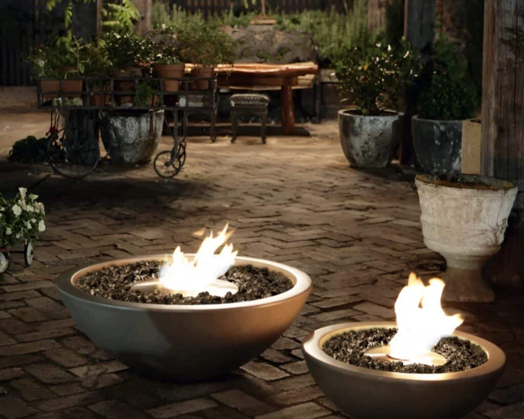 Firepit garden designs 600
