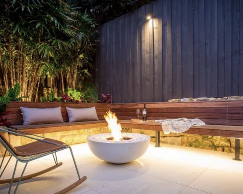 Firepit garden designs 850