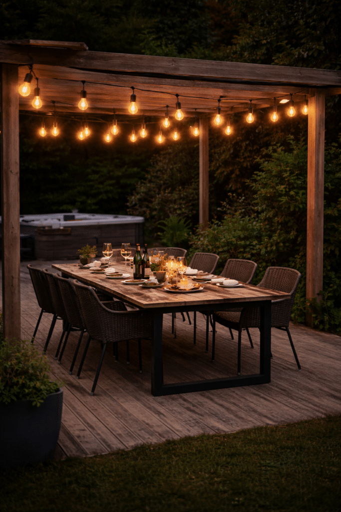 Outdoor party lights festoon lights2