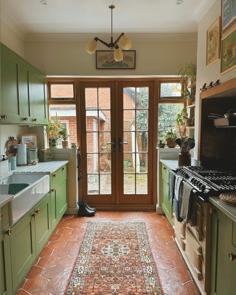 Sage green kitchen yeabridge
