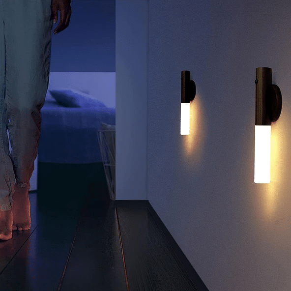 smart hallway wall light, wireless rechargeable hallway lighting