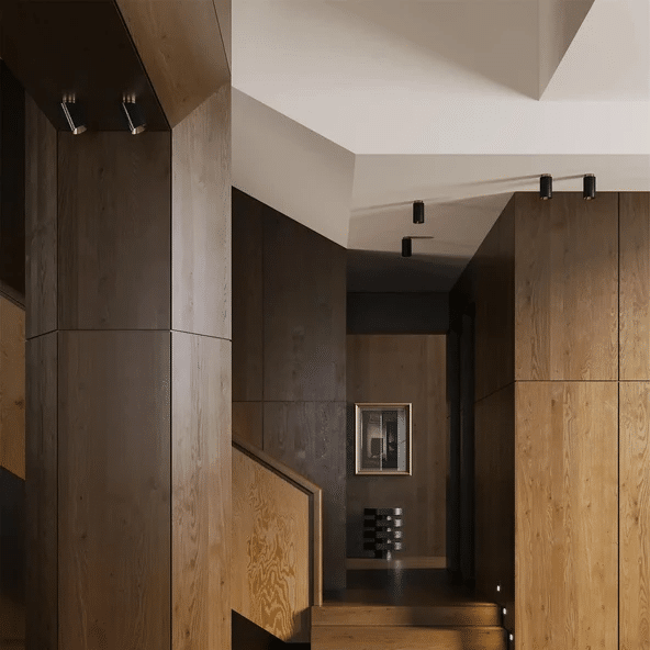 black flush mount hallway ceiling light, spotlight hallway lighting