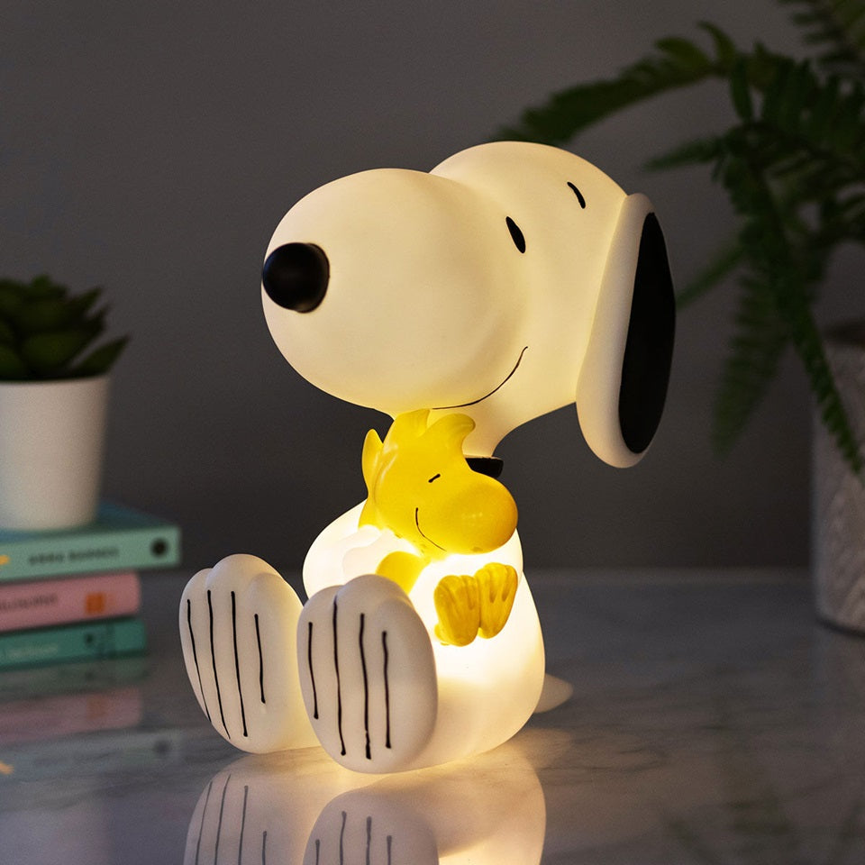 Snoopy and Woodstock LED night light for nursery lighting