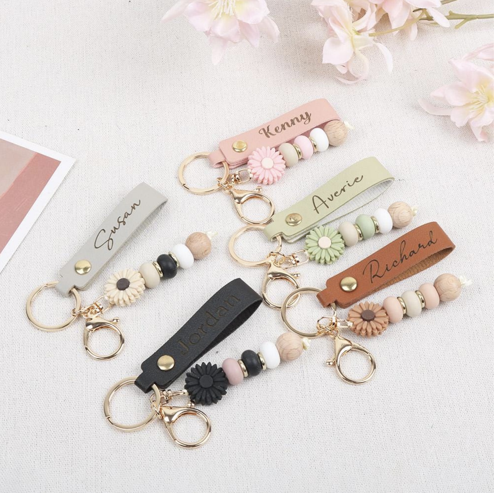 Personalised keyrings – cute stocking fillers for teens under £20