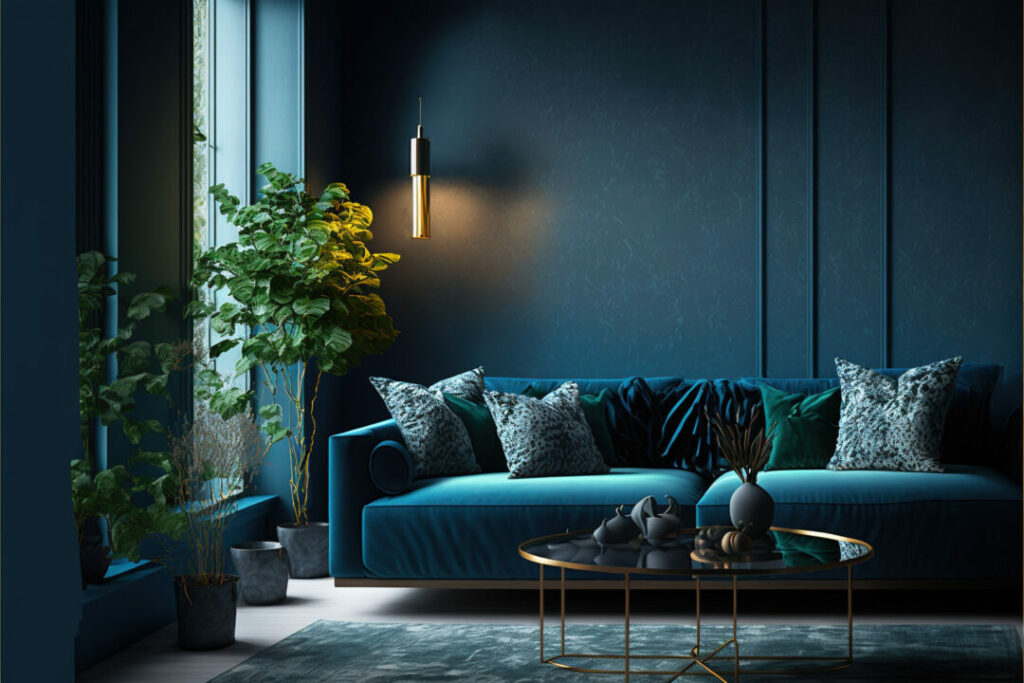 Art deco inspired living rooms, art deco inspired living rooms, art deco living room, blue 