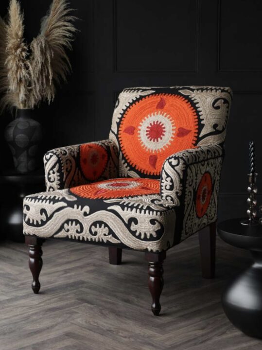 Leopard print accent chair, modern patterned accent chair, swivel accent chair, patterned accent chair