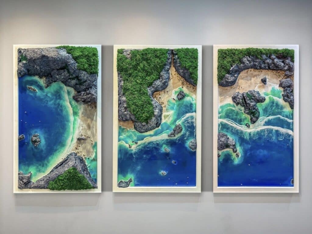 Moss wall art rishi