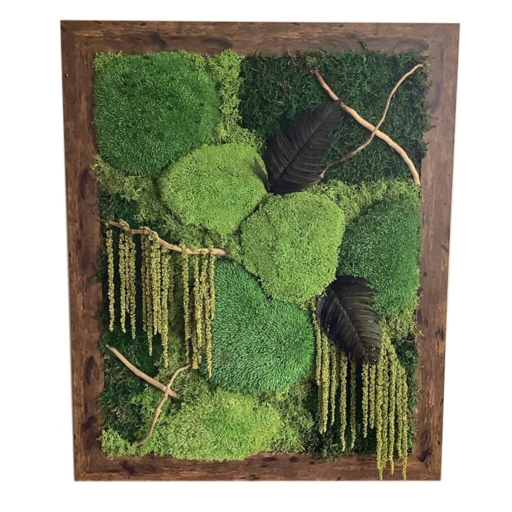 Moss wall art slow