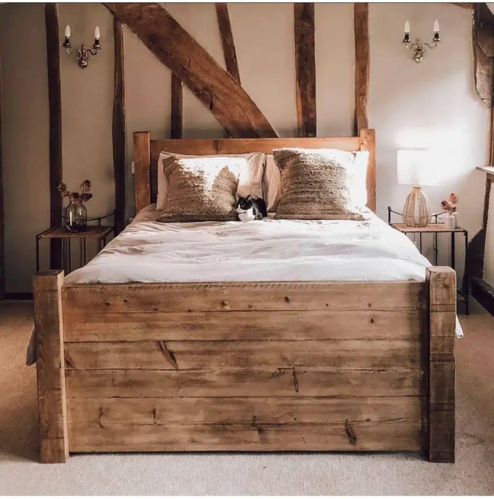 Rustic beige bedroom ideas
