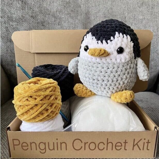 Penguin crochet kit