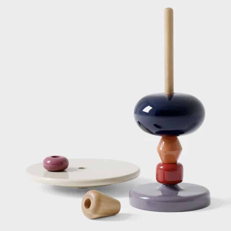 Unique side tables: &Tradition MH1 Shuffle side table Spectrum shown rearranged with pieces