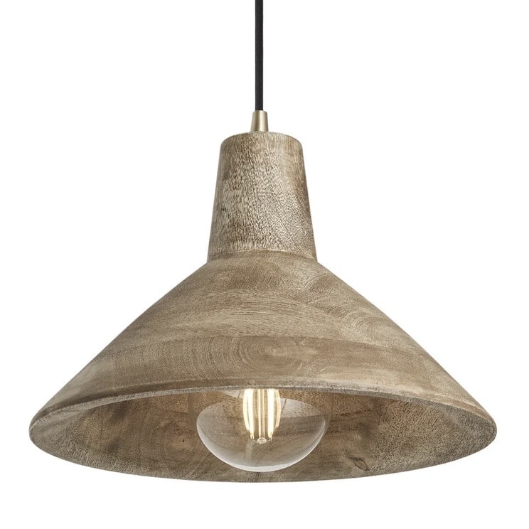 Maribo wooden pendant light, kitchen pendant lighting from Industville.