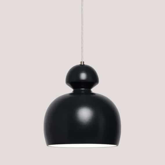 Patricia Lobo Mobo pendant light in black, kitchen pendant lighting from Holloways of Ludlow.