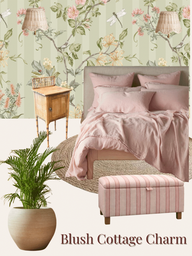 Blush Cottage bedroom charm