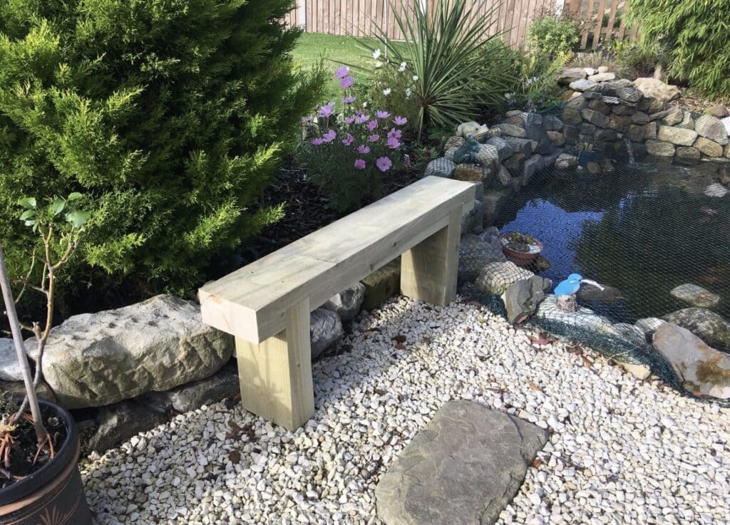 Natural garden pond ideas with gravel edging in a low-maintenance gravel garden design