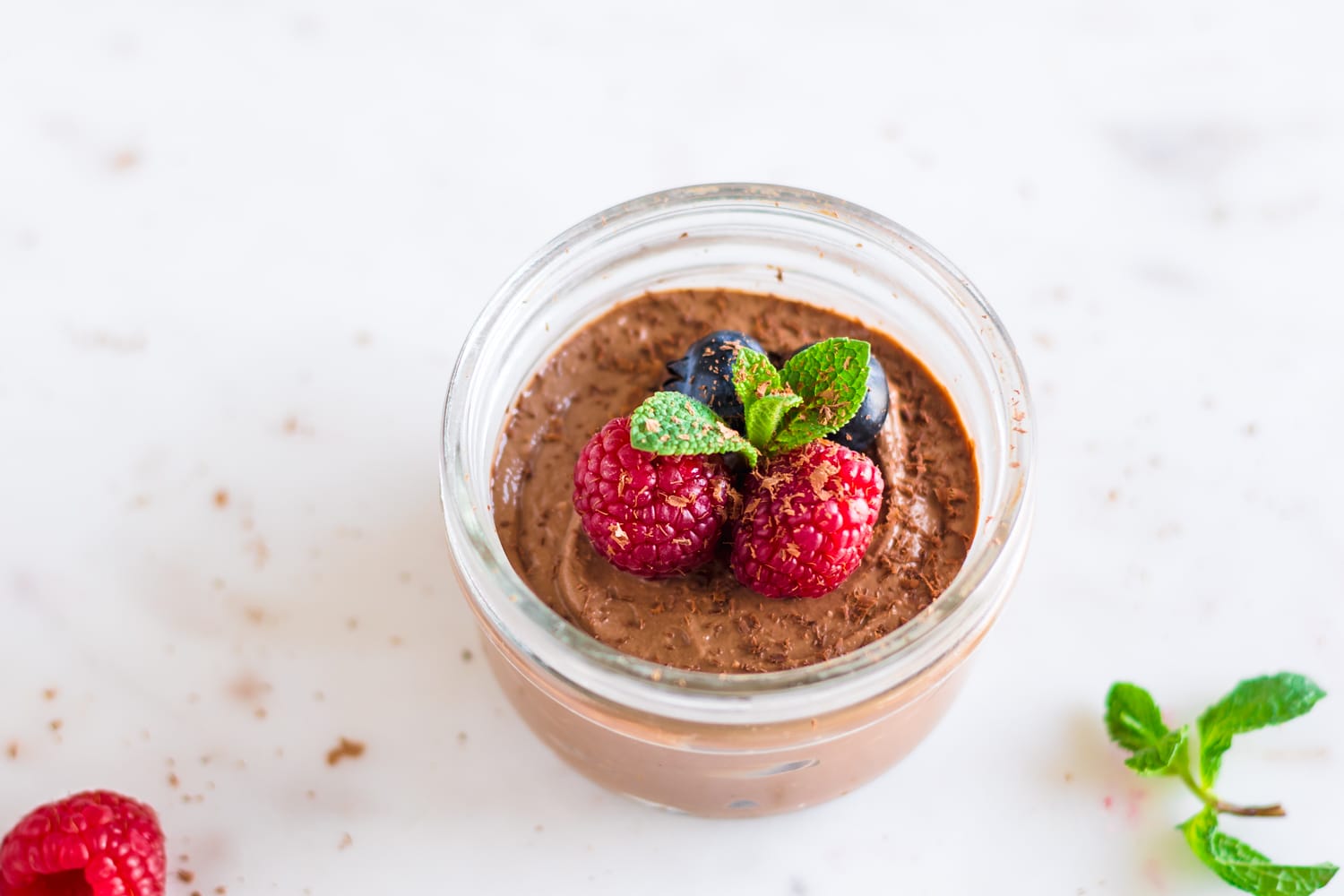 Tofu chocolate mousse