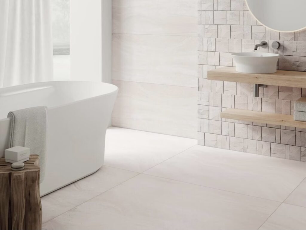 Neutral bathroom ideas but an