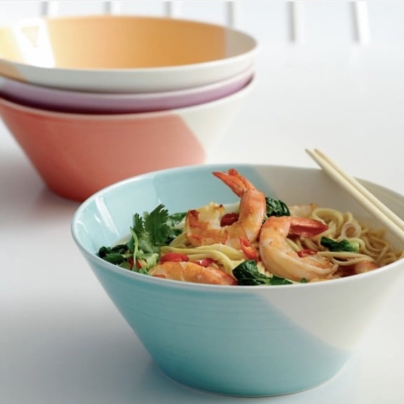 Royal Doulton 1815 pastel noodle bowl used for spring dining table setting