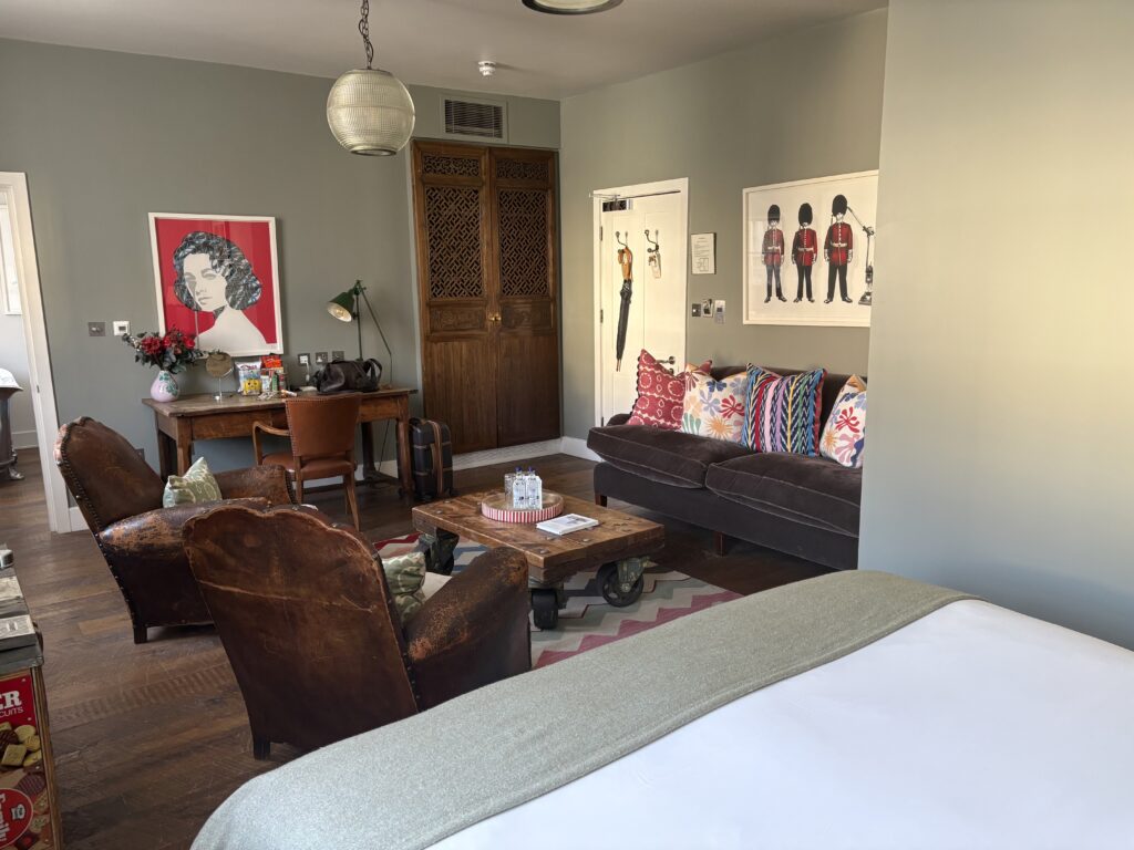 Eclectic home decor desk