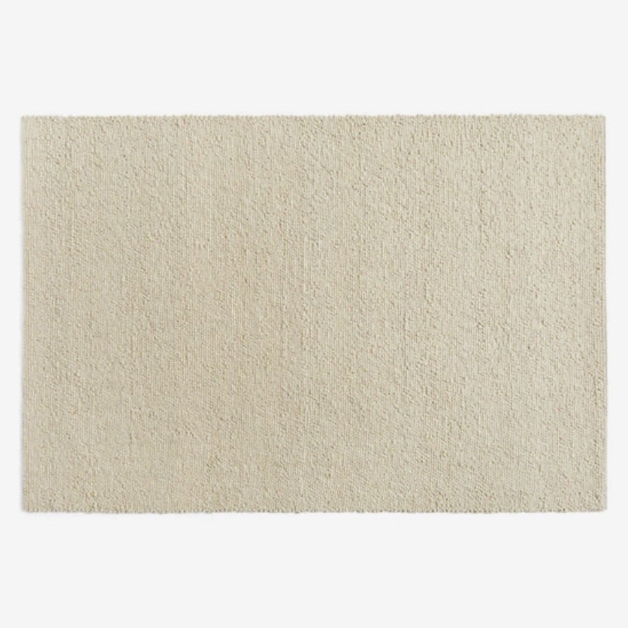 Cream textured rug