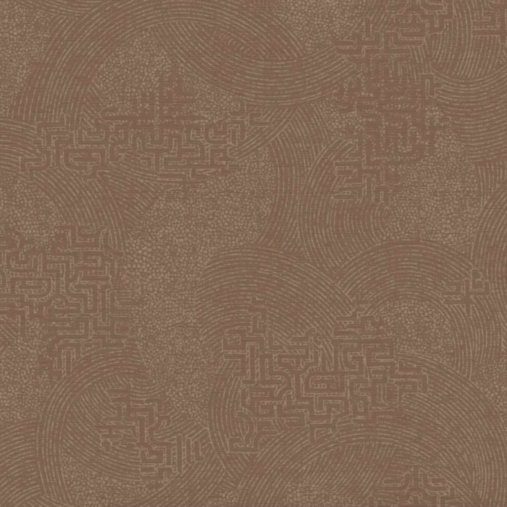 Richat geometric wallpaper in rust