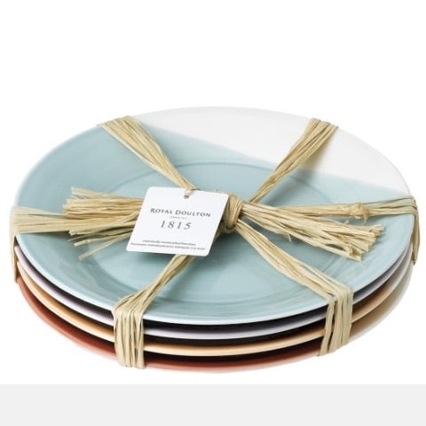 Royal Doulton 1815 Bright Colours side plates set of 4