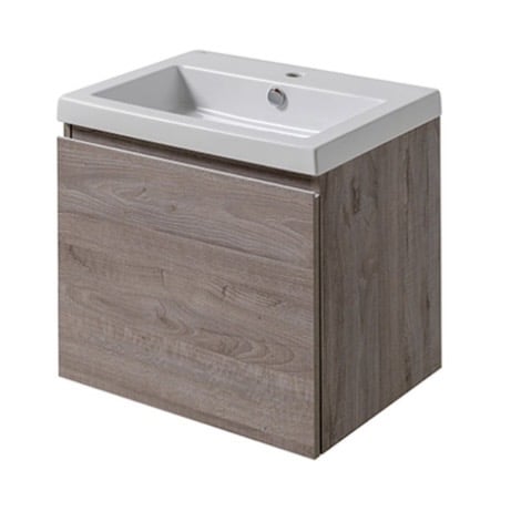 Wood vanity unit