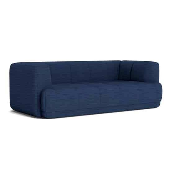 HAY Quilton 2 seater sofa in deep blue Mode 9 upholstery