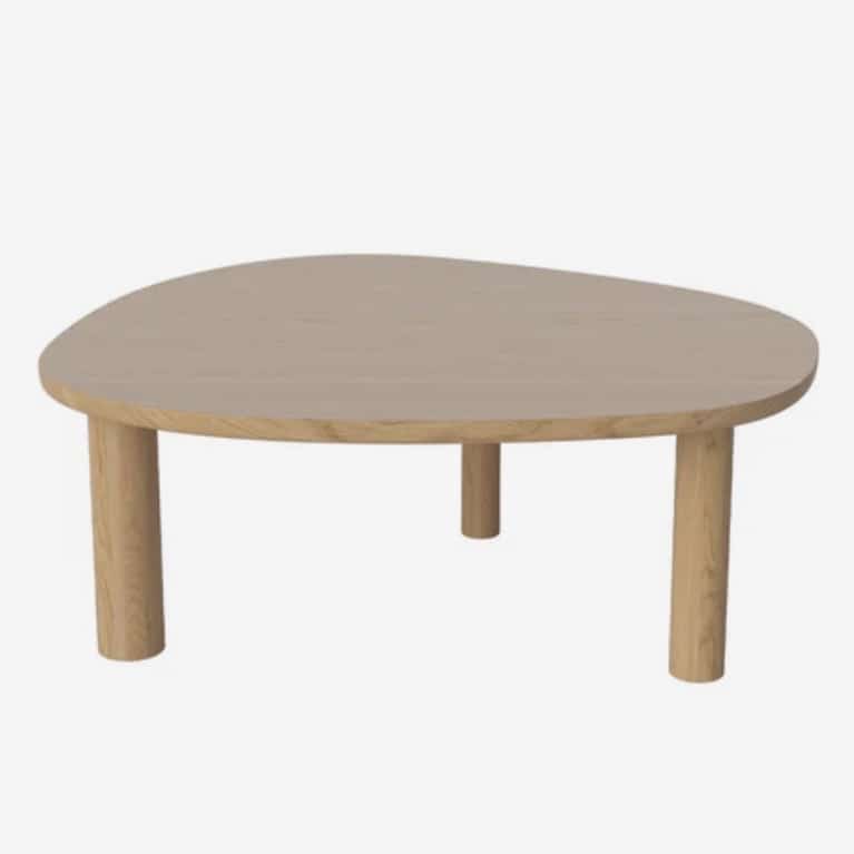 Bolia Latch white oiled oak coffee table from Holloways of Ludlow