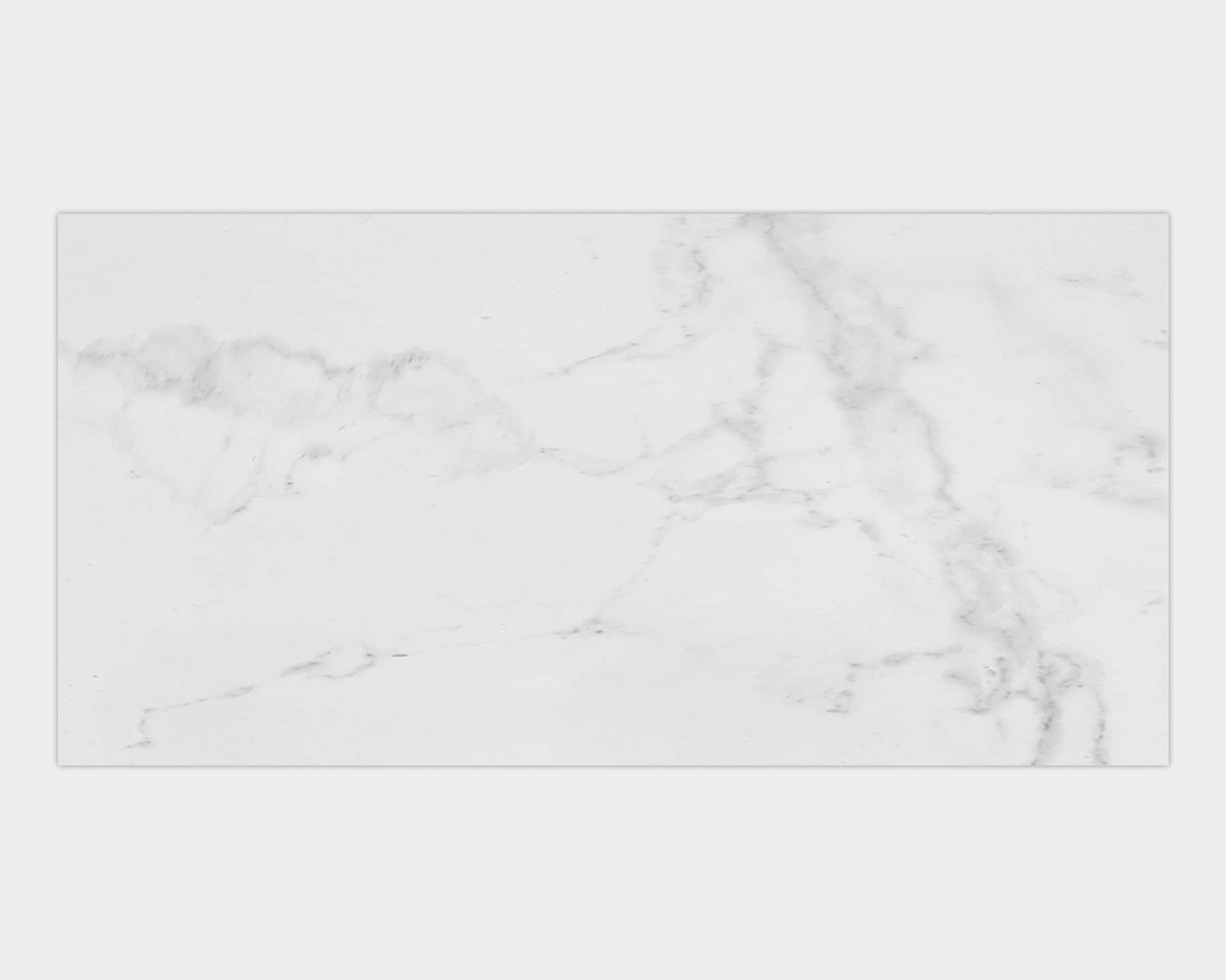 Carrara Blanco Pulido white marble bathroom with copper shower, twin vessel basins and timber vanity, Porcelanosa