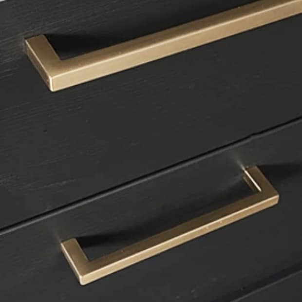 French Furniture Fittings Athena Kitchen Cabinet Handle Aged Brass - under stairs storage ideas