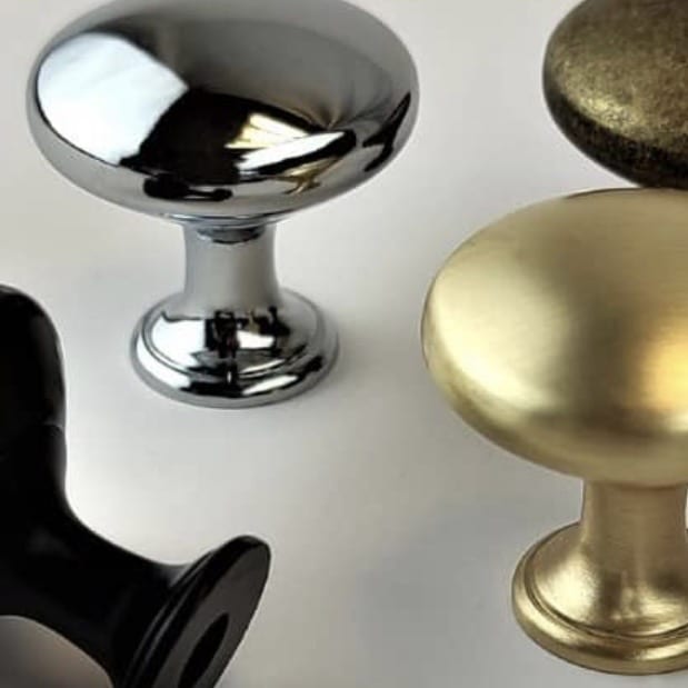 French Furniture Fittings Paris Kitchen Cabinet Knob Deep Antique Brass