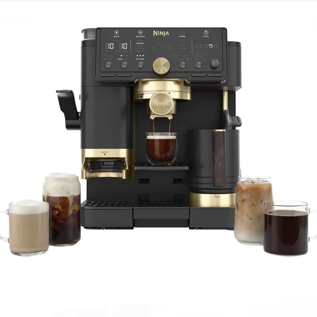 Ninja Luxe Café Pro by David Beckham coffee machine - under stairs storage ideas