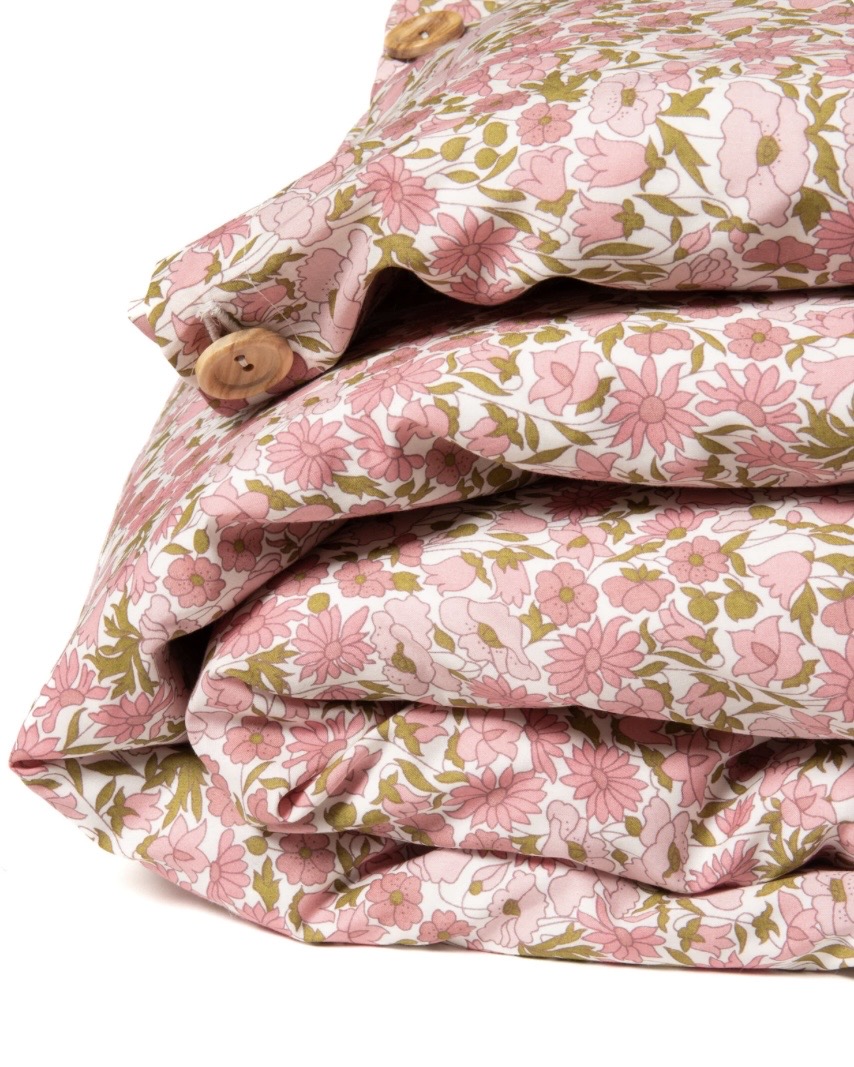 Liberty Poppy and Daisy Pink bedding set by PoppyandHonesty