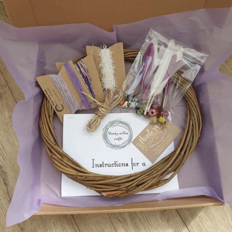 Purple dreamcatcher craft kit