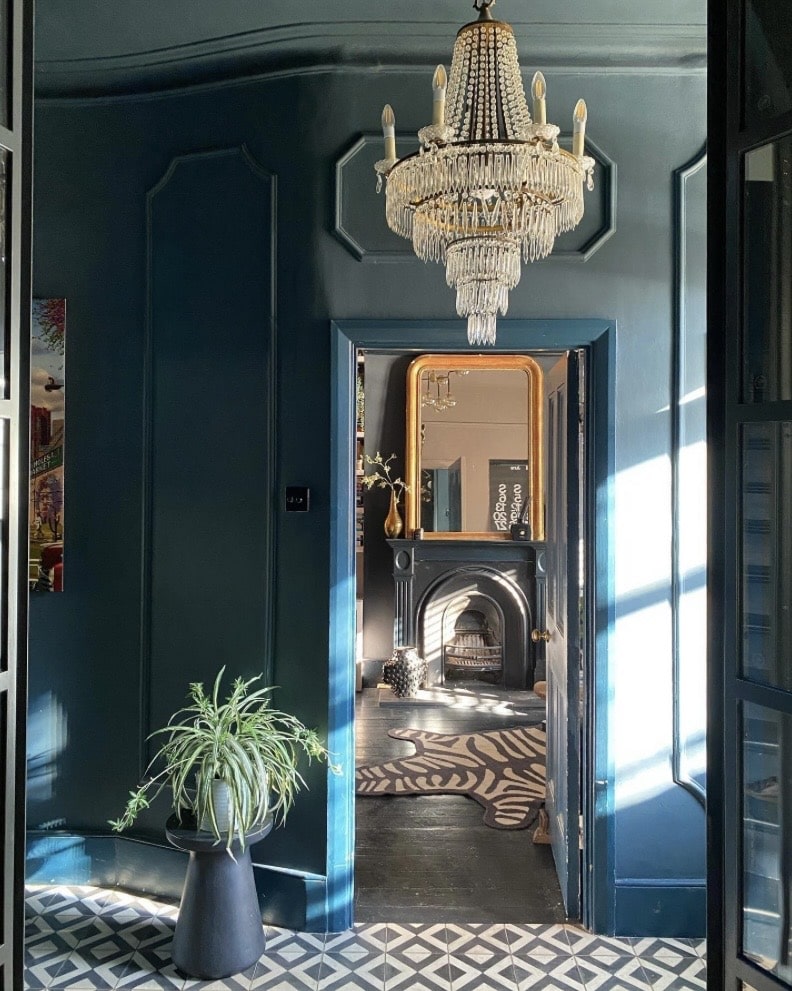 crystal chandelier hallway lighting, statement hallway lighting