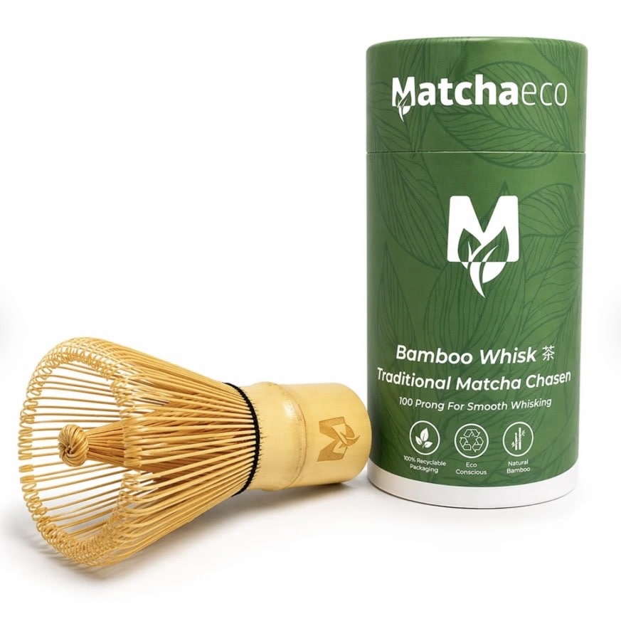 Traditional bamboo chasen whisk