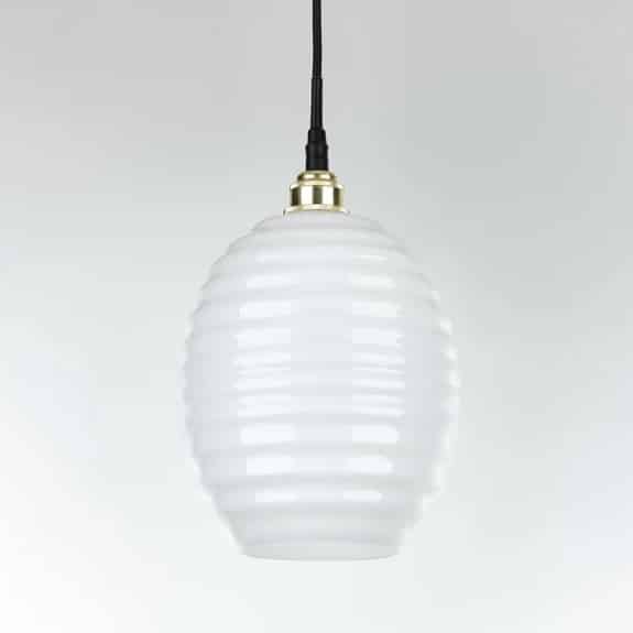 Old School Electric Beehive Pendant Light bathroom version
