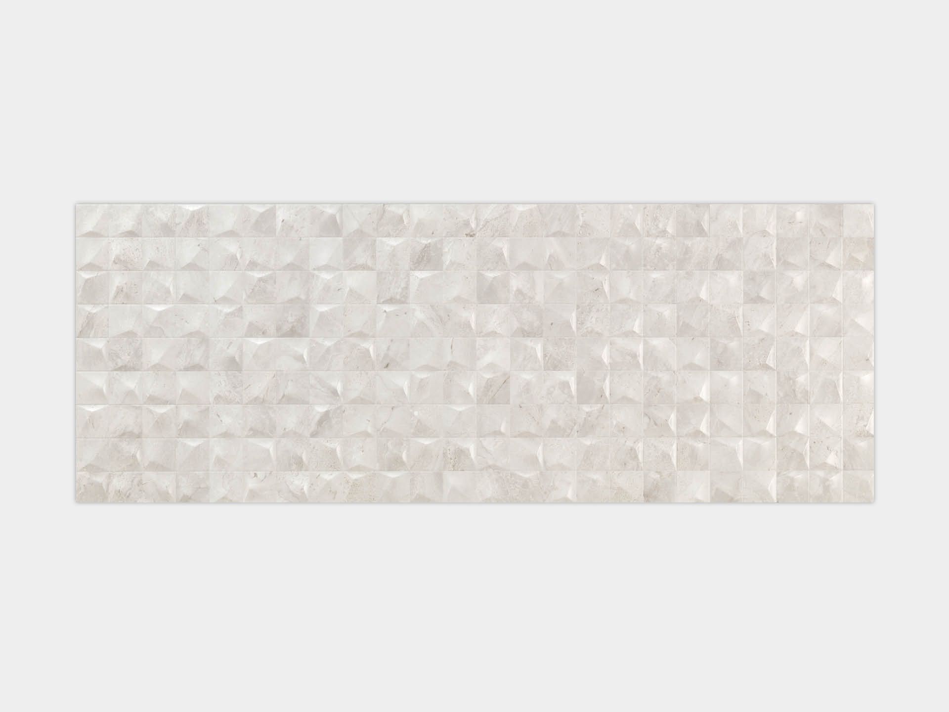 Porcelanosa Cubik Indic grey relief wall tile in the sale